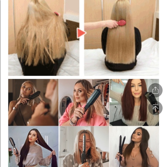 2 in 1 Anti-Static Ceramic Straightener and Curler - Picture 6 of 6